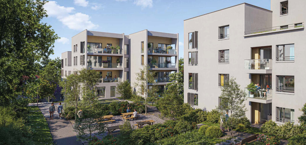 Programme immobilier neuf INITYAL - Lyon 03 quartier Monchat proche tram T6 (69003) - Référence : 16702
