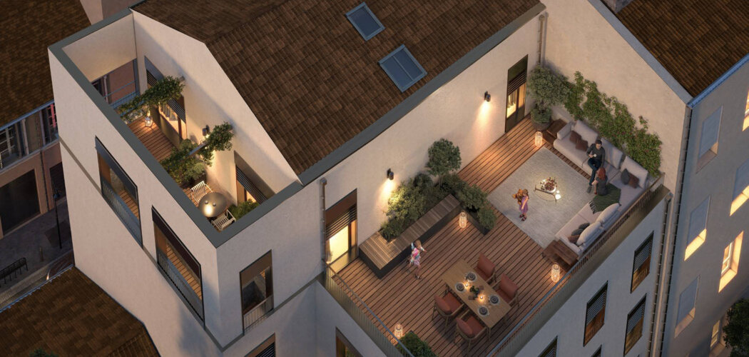 Programme immobilier neuf Wood Line - Lyon 07 à deux pas des quais du Rhône et des TCL (69007) - Référence : 16044
