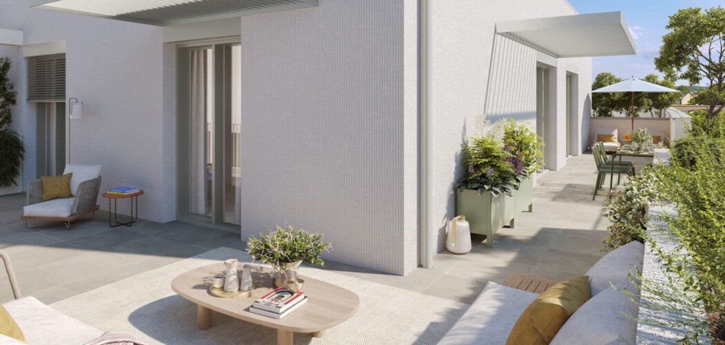 Programme immobilier neuf Opaline - Lyon 07 Gerland à quelques minutes à vélo du métro B (69007) - Référence : 12782
