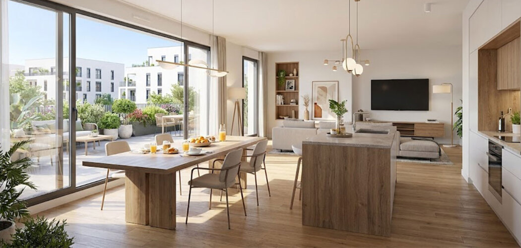 Programme immobilier neuf LUMINANCE - Lyon 08 à 8 min à pied du tramway T6 (69008) - Référence : 17233