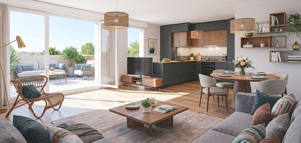 Programme immobilier neuf L'Atelier Delore - Lyon 08 secteur Grand Trou proche tramway T4 (69008) - Référence : 17240