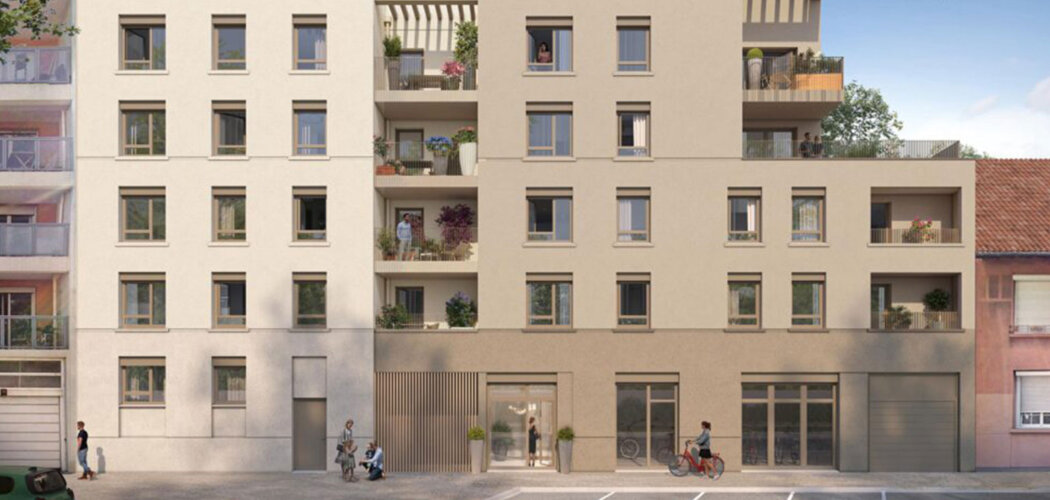 Programme immobilier neuf L'Atelier Delore - Lyon 08 secteur Grand Trou proche tramway T4 (69008) - Référence : 17240