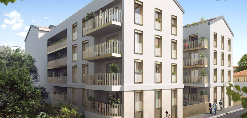 Programme immobilier neuf Faubourg Valmy - Lyon 09 : Appartements studio–T4 avec balcons, terrasses et garage sécurisé à 2min du métro D Valmy (69009) - Référence : 5485
