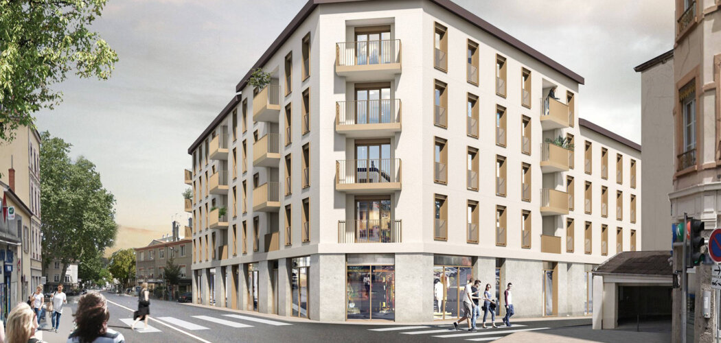 Programme immobilier neuf Faubourg Valmy - Lyon 09 : Appartements studio–T4 avec balcons, terrasses et garage sécurisé à 2min du métro D Valmy (69009) - Référence : 5485