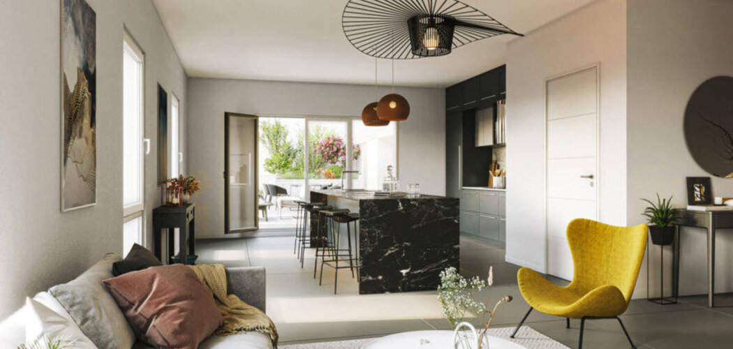 Programme immobilier neuf RECTO VERSO - Lyon 09 : Appartements studio–T5 avec terrasses, parking sécurisé et proximité pôle Vaise-Industrie (69009) - Référence : 14808