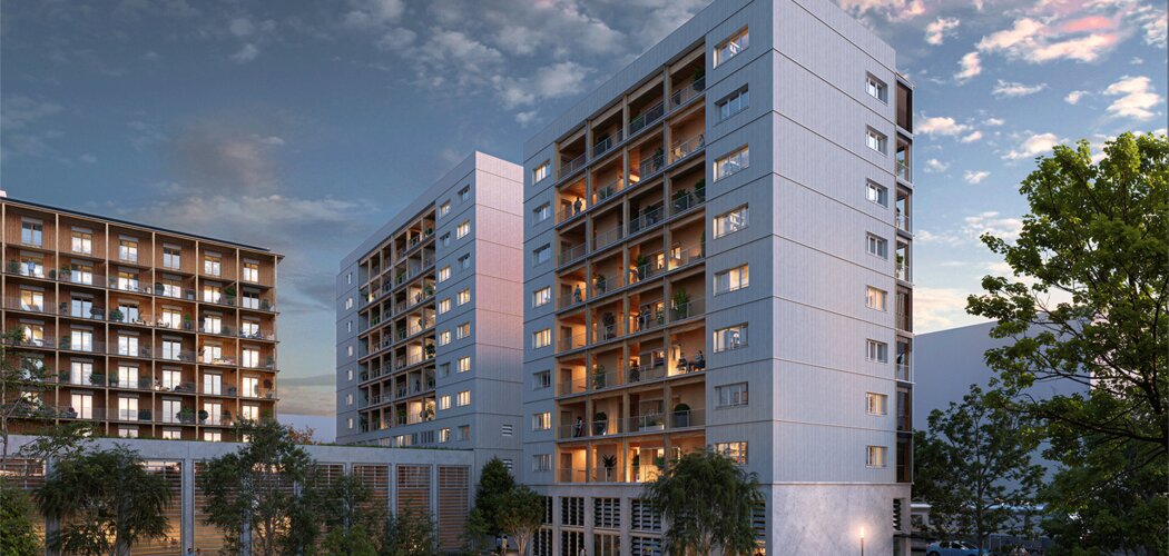 Programme immobilier neuf KOSMO - Lyon 2ème au pied du centre commercial de Confluence (69002) - Référence : 16637