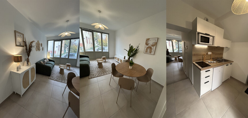 Programme immobilier neuf LE PATIO VERT - Lyon 3 : studios et 2 pièces neufs en quartier Monchat proche des tramways T2 et T6 (69003) - Référence : 7667