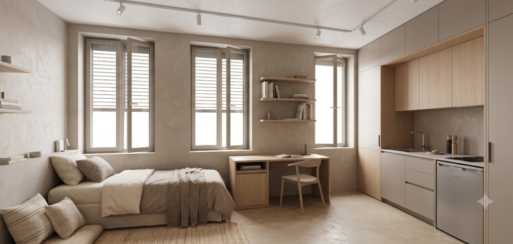 Programme immobilier neuf PLAT'O (69) - Lyon 4 : appartements neufs du studio au 2 pièces à 10 min du métro C Hénon (69004) - Référence : 8785
