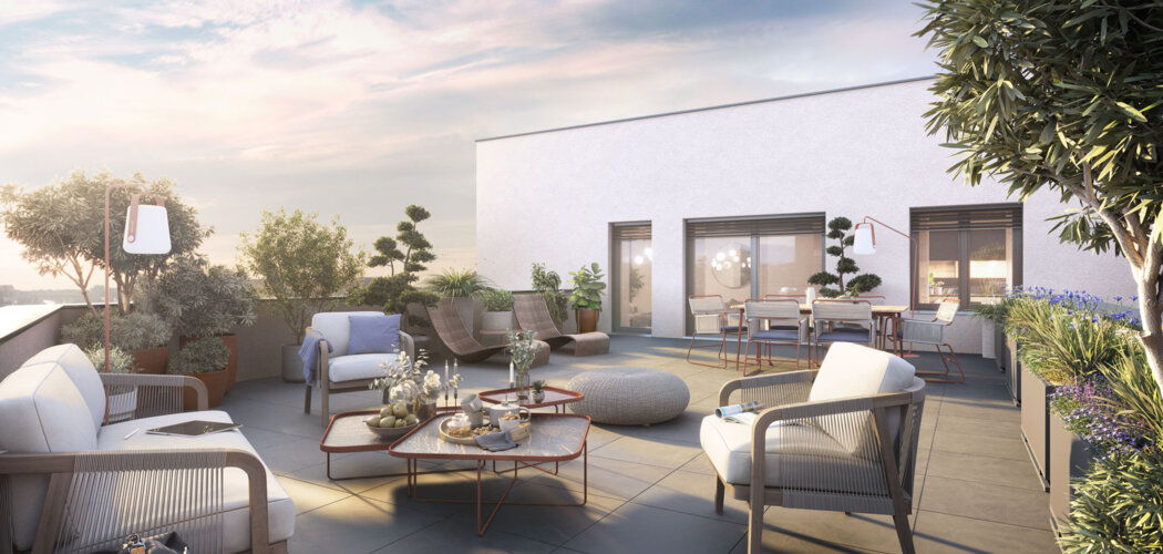 Programme immobilier neuf Villa Cornélie - Lyon 7 : appartements neufs T2–T5 à 100 m du métro B Jean Macé (69007) - Référence : 15908