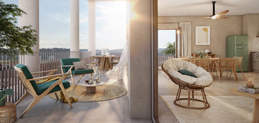 Programme immobilier neuf Côté Parc - Lyon 7ème proche de deux arrêts métros B (69007) - Référence : 16751