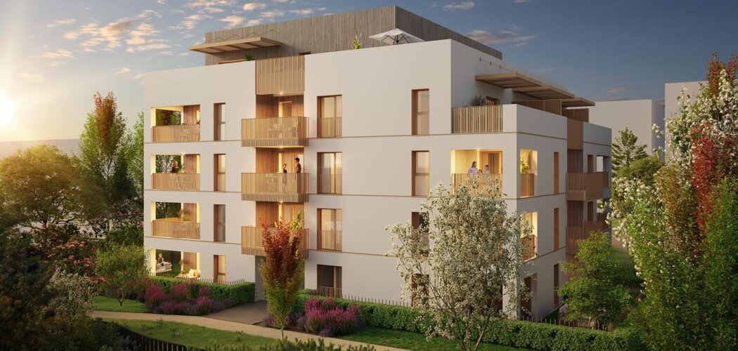 Programme immobilier neuf ELOGE - Lyon 8 : appartements neufs de 1 à 5 pièces entre Mermoz et mairie (69008) - Référence : 8263