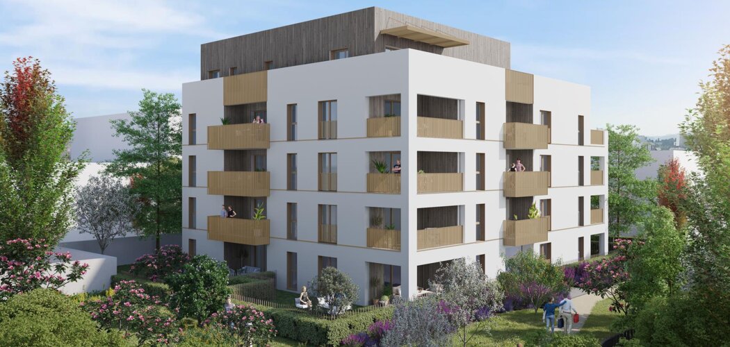 Programme immobilier neuf ELOGE - Lyon 8 : appartements neufs de 1 à 5 pièces entre Mermoz et mairie (69008) - Référence : 8263