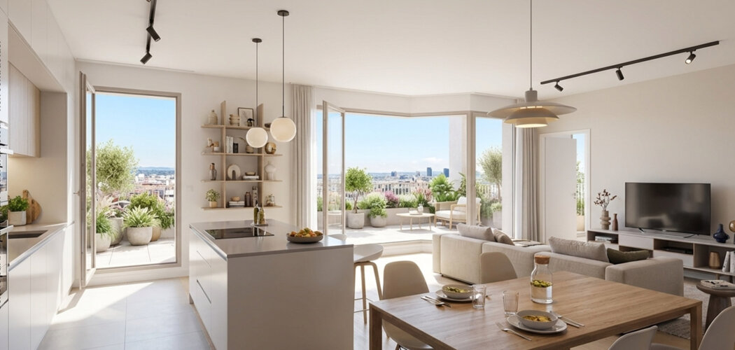 Programme immobilier neuf HUITIÈME ART - Héritage - Lyon 8 proche métro D dans un quartier en transformation (69008) - Référence : 16997