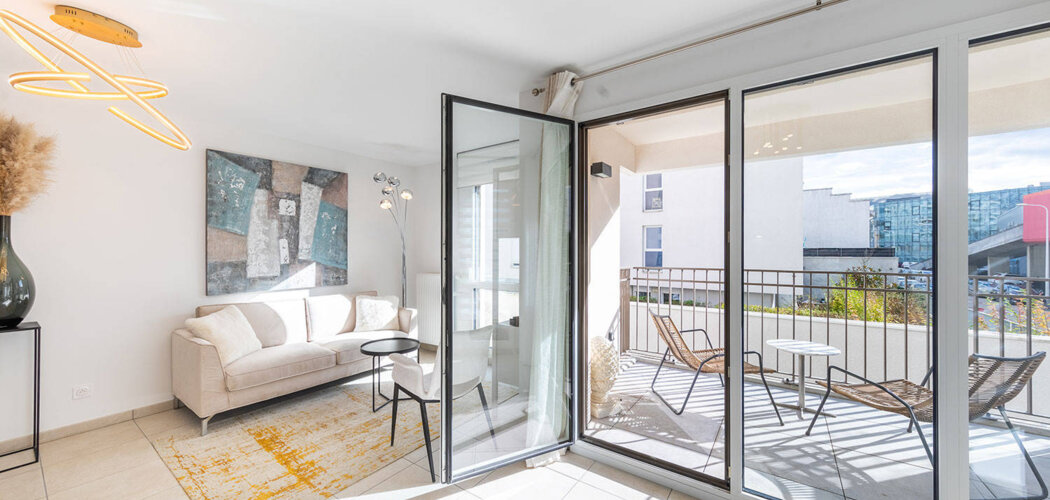 Programme immobilier neuf Lumière et Jardins - Lyon 8e à vélo du parc de Parilly (69008) - Référence : 11355