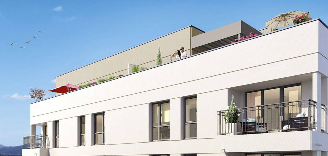Programme immobilier neuf Lumière et Jardins - Lyon 8e à vélo du parc de Parilly (69008) - Référence : 11355