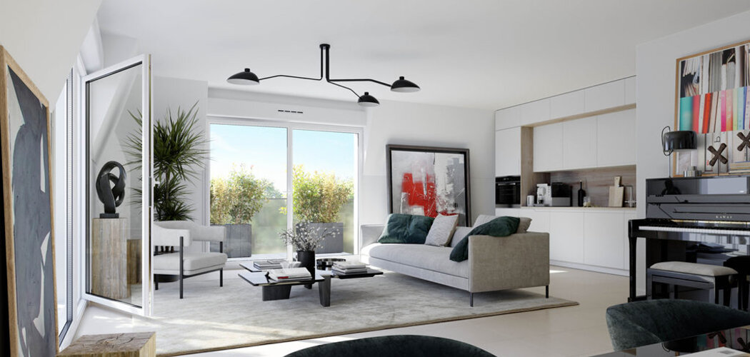 Programme immobilier neuf KARA - Lyon : Appartements T2–T5 avec terrasses, parking sécurisé et proximité métro D (69003) - Référence : 16923