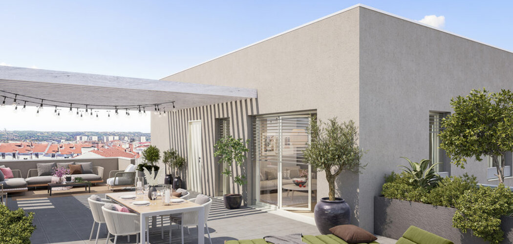 Programme immobilier neuf KARA - Lyon : Appartements T2–T5 avec terrasses, parking sécurisé et proximité métro D (69003) - Référence : 16923