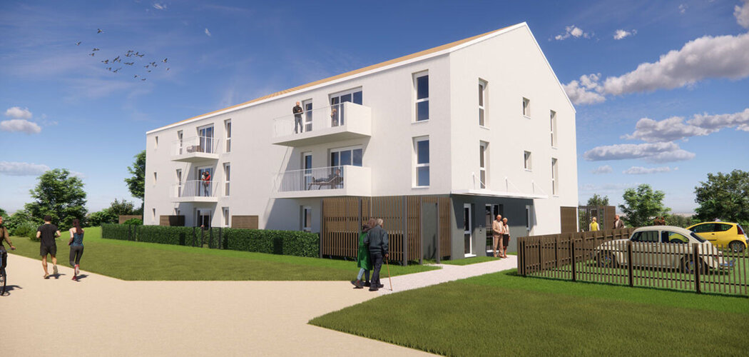 Programme immobilier neuf Mona Nova Machecoul - Machecoul-Saint-Même résidence seniors entre Nantes et l’océan (44270) - Référence : 18208