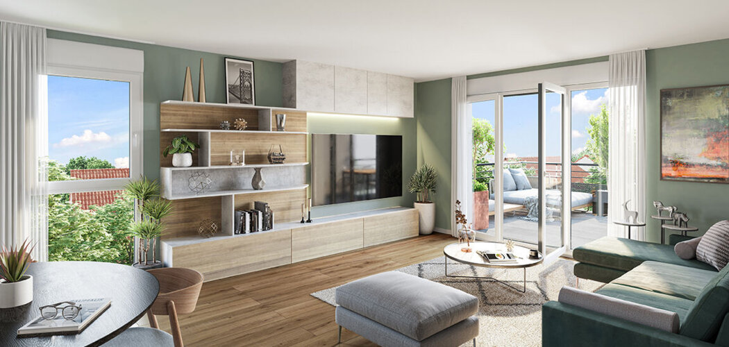 Programme immobilier neuf Unité - Maizières-lès-Metz appartements avec balcon à 21 min de Metz (57210) - Référence : 18050