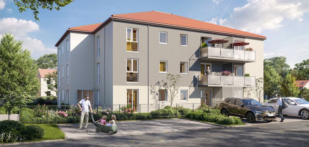 Programme immobilier neuf Le Domaine Maceria - Maizières-lès-Metz cadre familial à 12 km de Metz (57210) - Référence : 18051