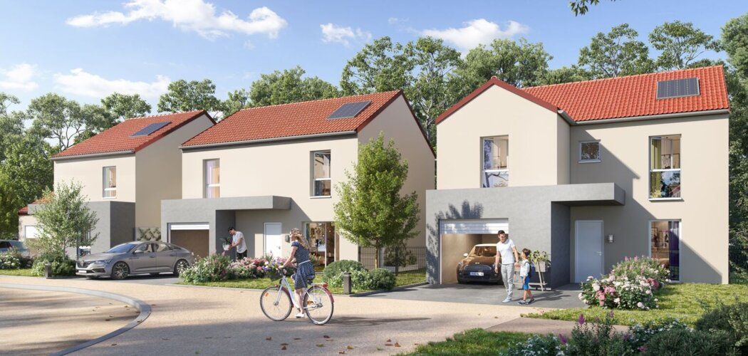 Programme immobilier neuf Le Domaine Maceria - Maizières-lès-Metz cadre familial à 12 km de Metz (57210) - Référence : 18051