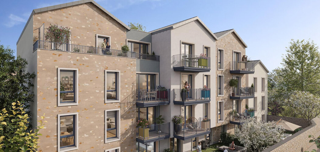 Programme immobilier neuf CONFIDENCE - Mantes-la-Jolie adresse connectée près de la gare (78200) - Référence : 17263