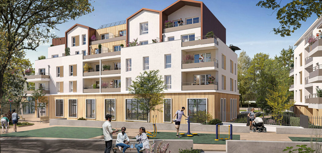 Programme immobilier neuf Coeur Saint Jean (78) - Mantes-la-Jolie proche Seine et gare accès direct Paris (78200) - Référence : 17083
