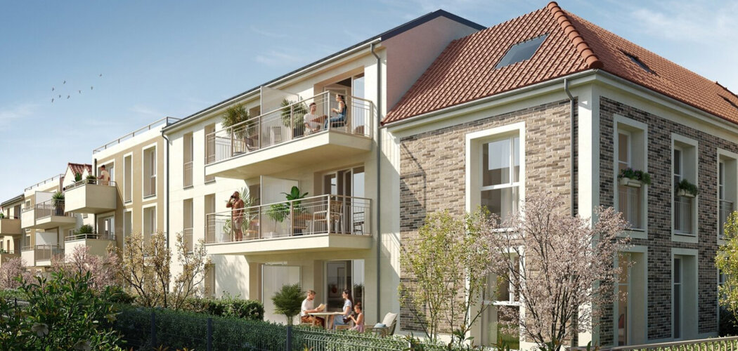 Programme immobilier neuf Villas Gassicourt - Mantes-la-Jolie résidence avec extérieurs proche gare et lac (78200) - Référence : 17899