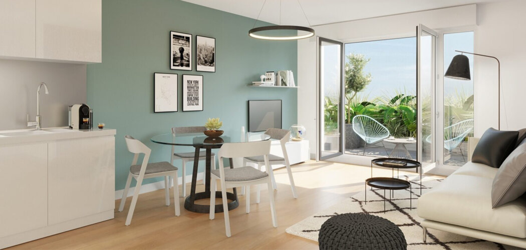 Programme immobilier neuf Opaline - Mantes-la-Ville à quelques minutes à pied de la gare Transilien J et N (78200) - Référence : 16357