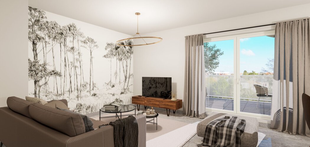 Programme immobilier neuf Les Aquarelles - Marcilly-d'Azergues : 29 appartements neufs T2–T5 à 500m de la gare (69380) - Référence : 15805
