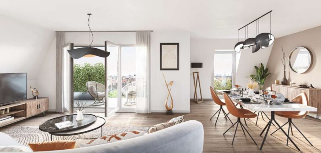 Programme immobilier neuf LES JARDINS DE LA REINE - Marcq-en-Barœul : appartements neufs du 1 au 4 pièces proche hippodrome (59700) - Référence : 15336
