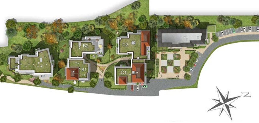 Programme immobilier neuf INSPIRATION - Mareil-Marly : Résidence RT2012 avec isolation optimale et espaces fleuris près de la forêt de Marly (78750) - Référence : 1814