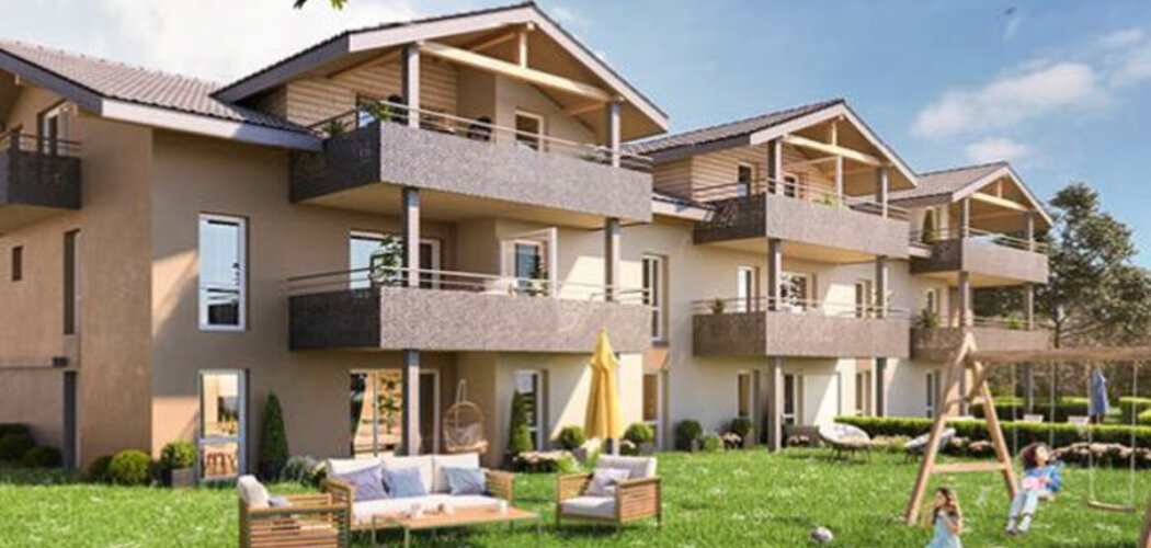 Programme immobilier neuf LE CLOS DE SECHEX - Margencel : résidences T3-T5 et maisons 4 pièces avec jardins près du centre (74200) - Référence : 2927
