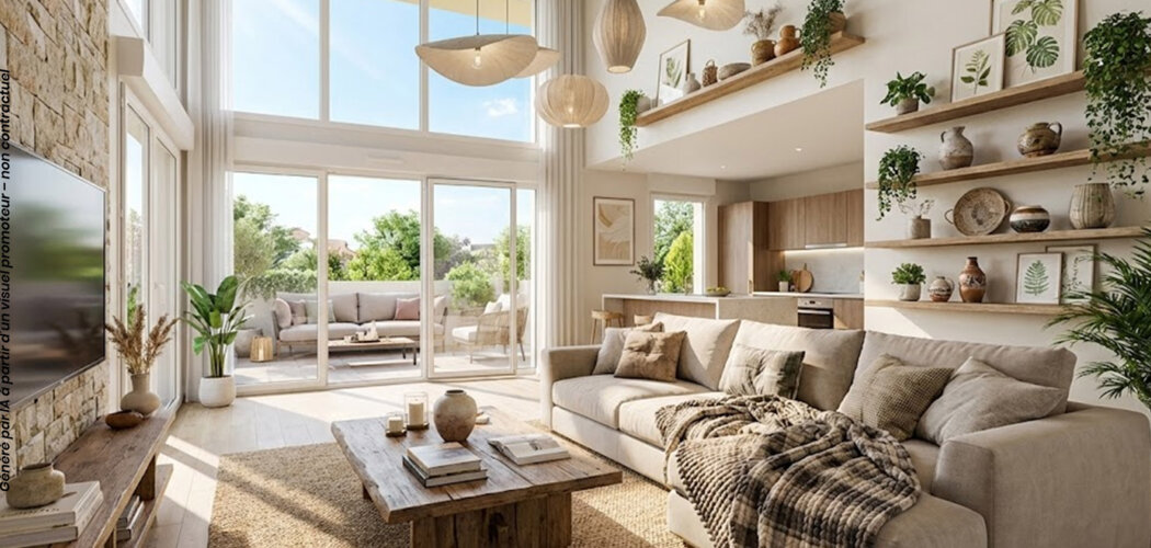 Programme immobilier neuf Symbiose - Marignane proche étang de Berre et parc Ferrage (13700) - Référence : 17131