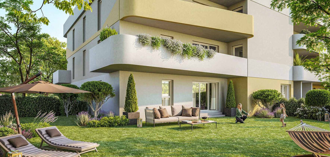 Programme immobilier neuf Symbiose - Marignane proche étang de Berre et parc Ferrage (13700) - Référence : 17131