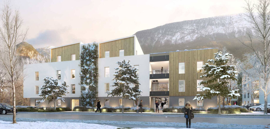 Programme immobilier neuf LA BELLE AVENTURE - Marnaz : Appartements T2–T4 avec terrasses, vues montagne et proximité centre-ville (74460) - Référence : 14720