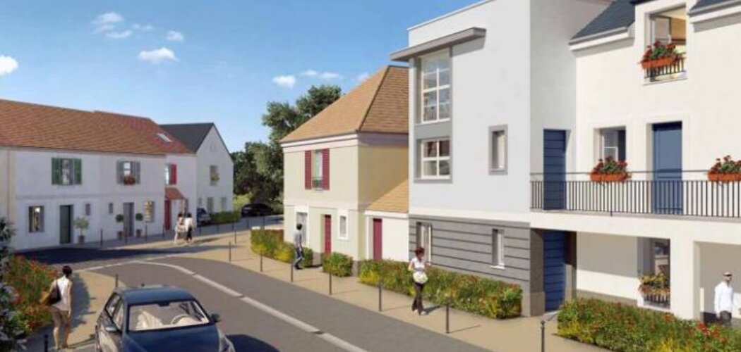 Programme immobilier neuf COEUR DE VILLE - Marolles-en-Hurepoix : 23 appartements T2–T5 et maisons 3–4 chambres près du RER C (91630) - Référence : 107