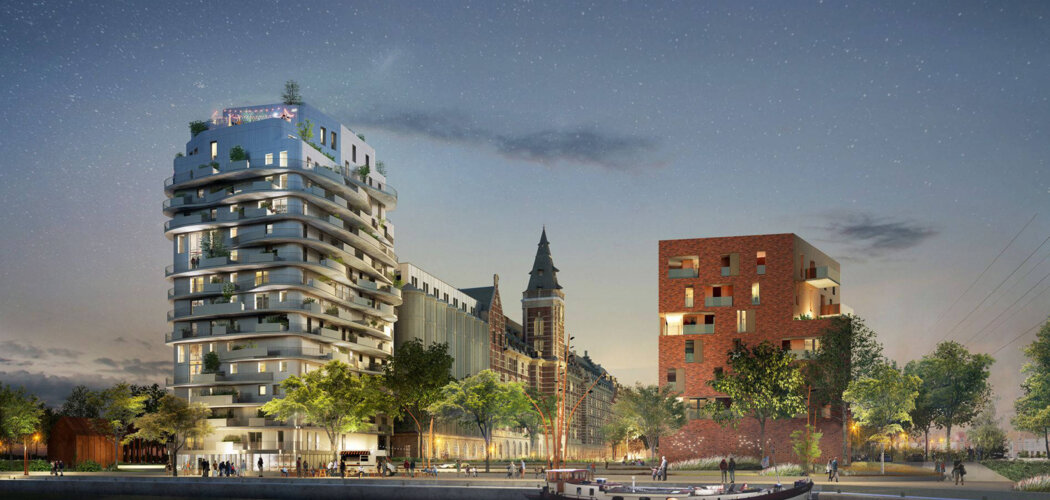 Programme immobilier neuf GRANDS MOULINS DE PARIS - Marquette-lez-Lille réhabilitation à proximité des commerces (59520) - Référence : 17500