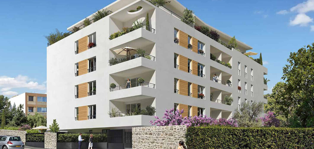 Programme immobilier neuf Les Terrasses Borely - Marseille 08 : appartements neufs à 7 min de la plage de Borély (13008) - Référence : 15702