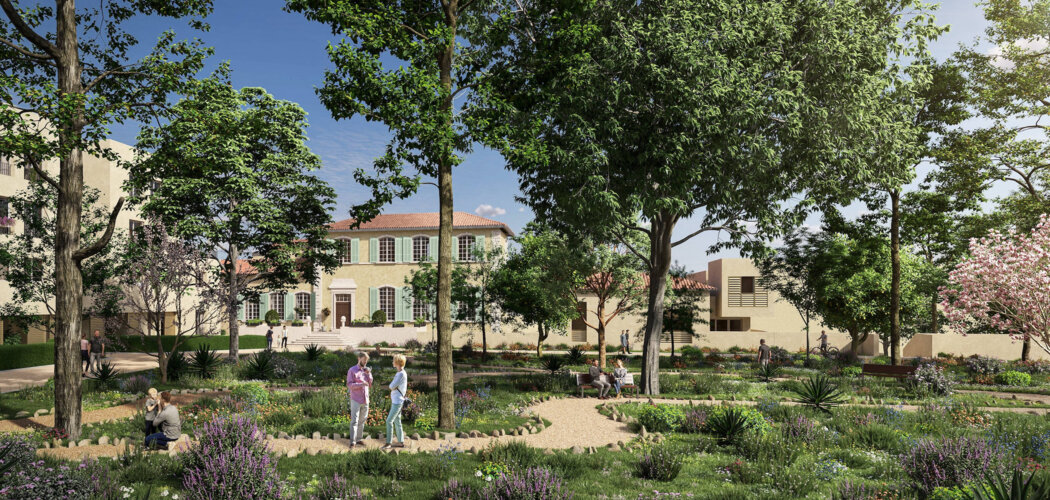 Programme immobilier neuf Bastide Centhis -  Marseille 10 : appartements neufs du 2 au 4 pièces en village de Saint Loup (13010) - Référence : 15071