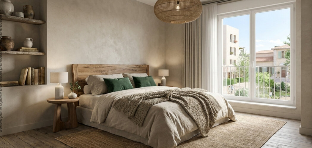 Programme immobilier neuf Bastide Centhis - Marseille 10 : appartements neufs du 2 au 4 pièces en village de Saint Loup (13010) - Référence : 15071