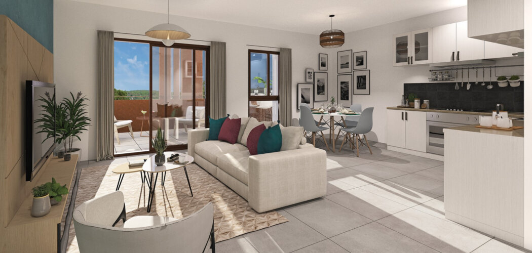 Programme immobilier neuf L'OASIS - Marseille 11 : appartements neufs T2–T4 au cœur des Accates (13011) - Référence : 8919