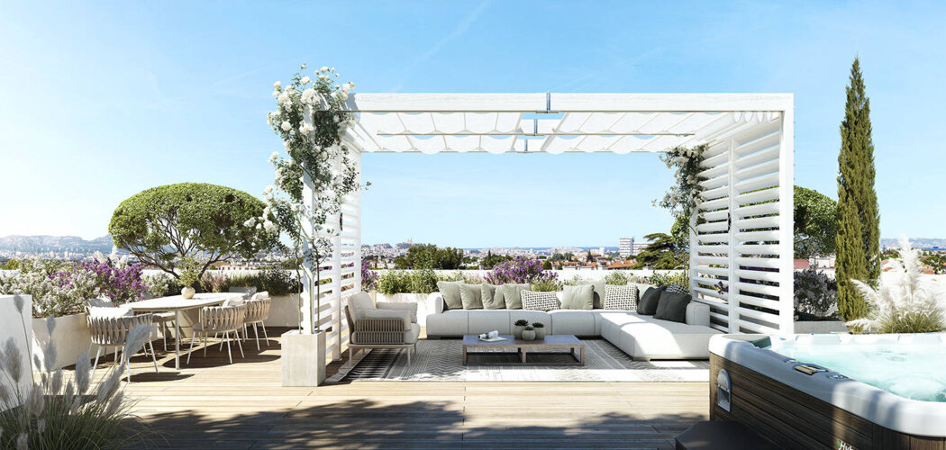 Programme immobilier neuf Louise - Marseille 12e environnement verdoyant proche Bois Luzy (13012) - Référence : 12244