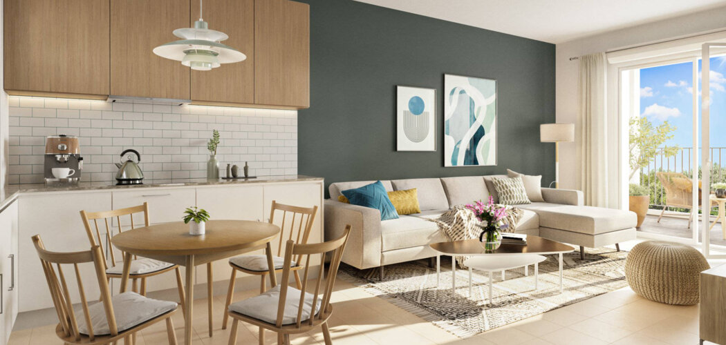 Programme immobilier neuf JARDIN EMY - Marseille 14 : maisons et appartements neufs proche des Hauts de St Marthe (13014) - Référence : 14874
