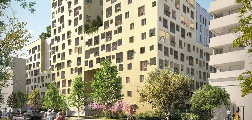Programme immobilier neuf AURA - Les Fabriques - Marseille 15 : appartements neufs du studio au 5 pièces en secteur Euroméditerranée 2 (13015) - Référence : 18041