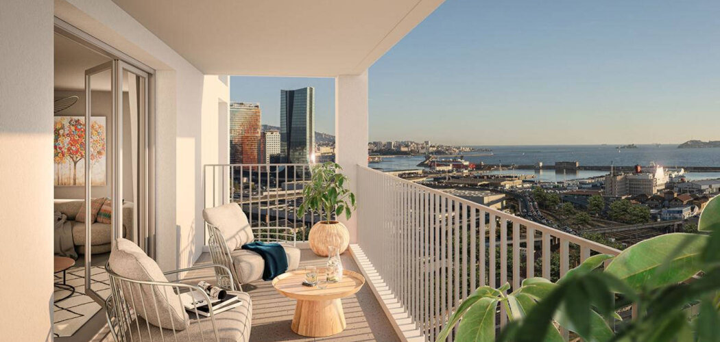 Programme immobilier neuf SMART'SEILLE - ODYSSÉE - ÉOLE - Marseille 15e au cœur d’un écoquartier proche des commerces (13015) - Référence : 16502