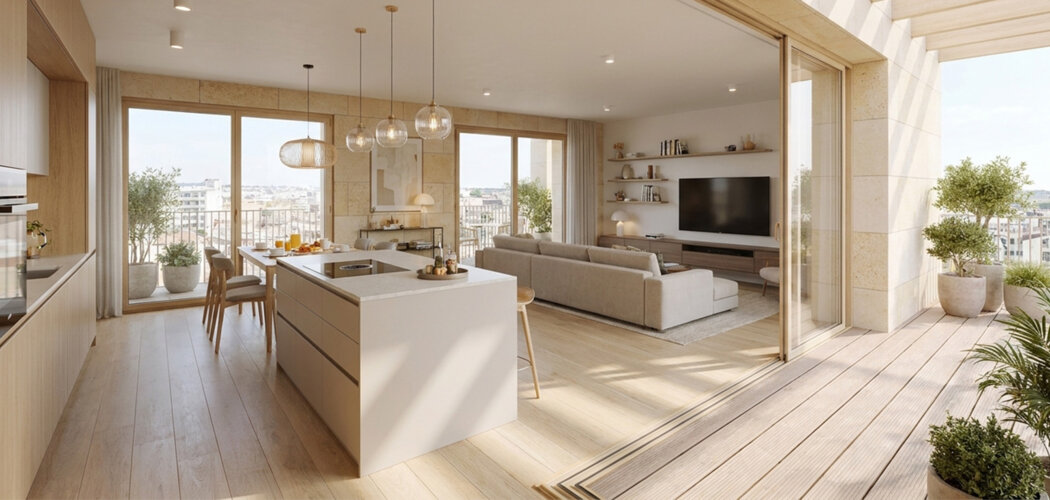 Programme immobilier neuf TRIANA - Marseille 15ème à 9 minutes à pied du métro M2 (13015) - Référence : 18212