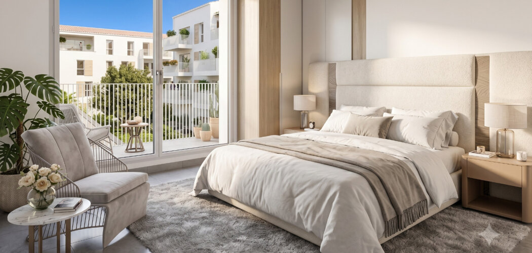 Programme immobilier neuf Héritage - Marseille 6 : Appartements studio–T4 et maisons avec jardins, parking et proximité Cœur Vauban (13006) - Référence : 14529