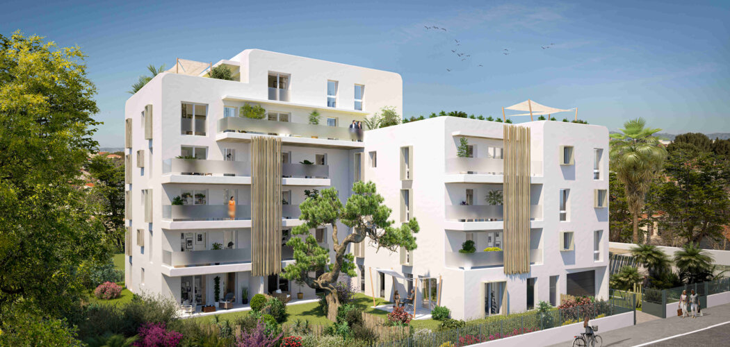 Programme immobilier neuf Casa Boha - Marseille 8 : 26 appartements neufs T2–T4 à 5 min des plages (13008) - Référence : 8887