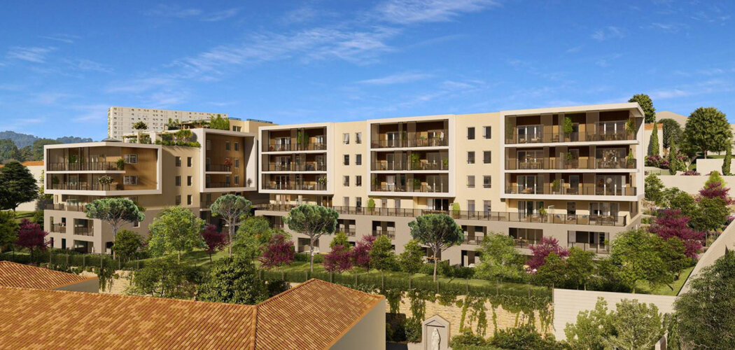 Programme immobilier neuf Villa Marguerite - Marseille 9 entre les hauteurs de St-Joseph et village du Redon (13009) - Référence : 12580